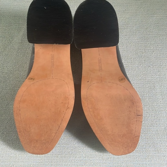 Vince Camuto Black leather shoes with Polished Finish - Picture 7 of 7